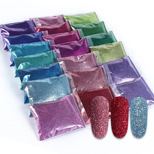 Holograafilised Glitters Pigment küünte kunstipuudrid